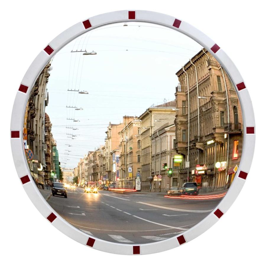 Зеркало дорожное, сферическое со световозвращающей окантовкой круглое (Вес: 7 кг) (Размер: D900)