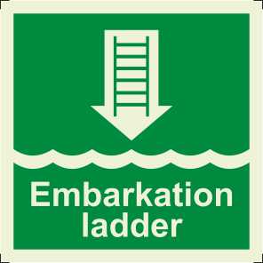 Посадочный штормтрап - Embarkation ladder 33.4104