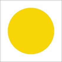 Расцветка фаз - желтый (200х200; Пластик ПВХ 2 мм; )